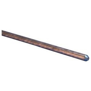 Erico Eritech 174; Ground Rod, Copper-Bonded, Pointed,