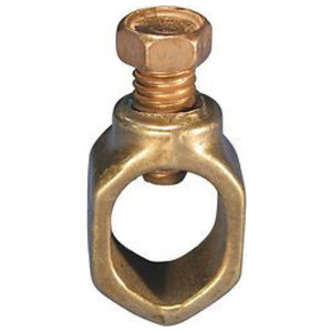 Erico Eritech 174; Ground Rod Clamp, Bronze, 5/8 In.