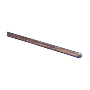 Erico Copper-Bonded Ground Rod, Pointed, 3/4 In. Dia, 15