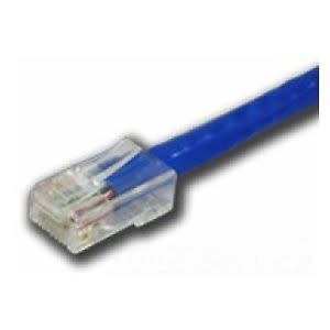 LYNN Electronics Cat 6 Non-Booted Patch Cables, 3 FT, Blue