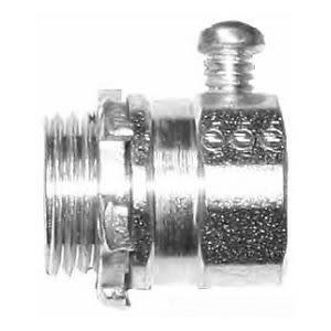 American Fittings SPEC-grade Set-Screw Connector, Zinc Plated Steel,