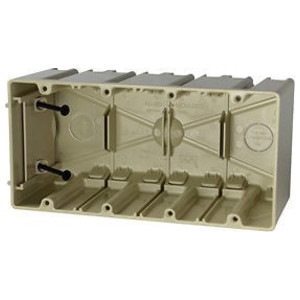 Allied Moulded Products Sliderbox 174; Switch Box, Polyvinyl Chloride, Ol