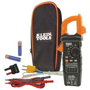 Klein Tools Digital Clamp Meter, AC Auto-Range TRMS, Low Impedance (LoZ), Auto Off