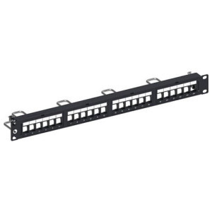 Commscope Discrete Distribution Module Panel, 24-Port, Black