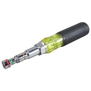 Klein Tools 7-in-1 Multi-Bit Screwdriver / Nut Driver, Magnetic