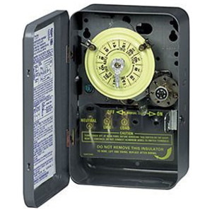 Intermatic Nema 1 Mechanical Time Switch T100 Series, 125V, S