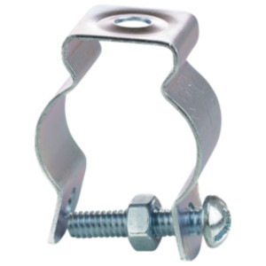 Minerallac Conduit Hanger, Bolt And Nut, Zinc Plated Steel, S