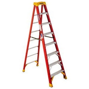 Werner 6200 Series Stepladder, 8 FT.