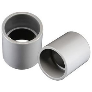 Cantex Center Stop Coupling, PVC, 3 In.