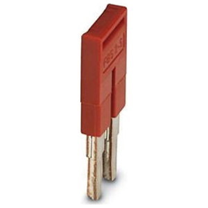 Phoenix Contact Terminal Block Plug-In Bridge, Red, 2-Position, 6.