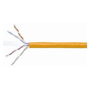 Mohawk M58283B - 6 Lan Cat 6, 4 Pair, 23 Awg, Plenum Cable, Yellow, 1000 FT., Box