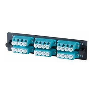 Ortronics Adapter Panel, Standard Density System, Aqua