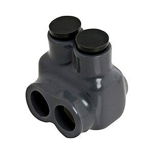 Nsi Industries Polaris Gray8482 Insulated Two-Hole Cable Connector