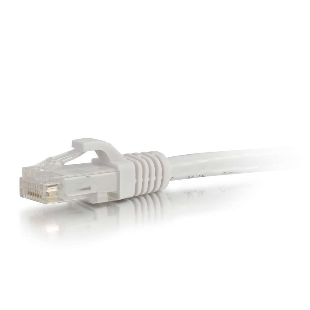 C2G 10ft Cat6 Ethernet Cable - Snagless Unshielded (UTP) - White