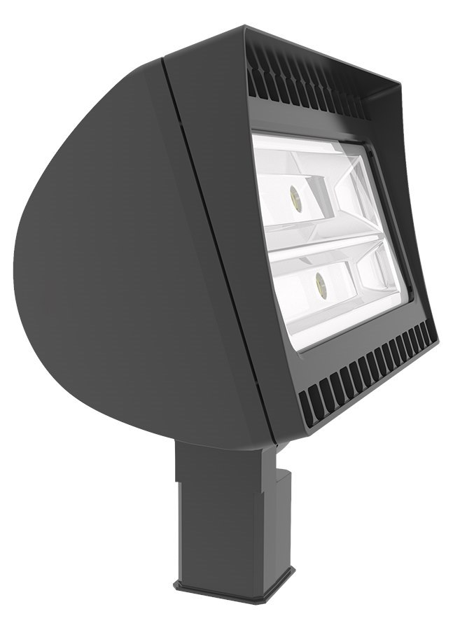 Rab Lighting Fxled Series Floodlight, Led, Die-Cast Aluminum, 150W, Slipfitter, 5000K, Bronze, 120/277V