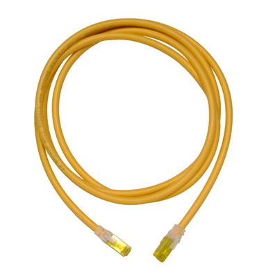 Ortronics Copper Patch Cables, 7 FT., Yellow, RJ-45, Cat 6A