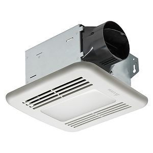 Delta Electronics Ventilation Fan, Galvanized, 60 Cu Ft/Min CFM, 80 Cu Ft/Min CFM, 4 In Duct, 10-3/4 X 10-3/4 In Grill, 7-1/4 X 7-1/2 X 5-3/4 In.