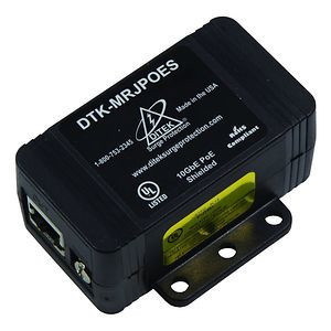 Ditek Data And Signal Protection, <60 V, 20 Ka Max Current, 144 W, Surge Protection, 3.0 X 1.7 X 1.2 In, 1.5 A