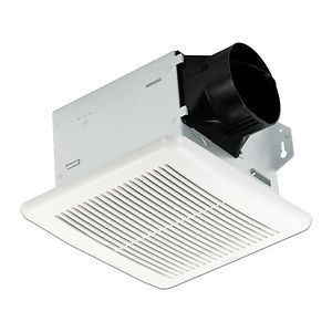 Delta Electronics Ventilation Fan, Galvanized, 37 Cu Ft/Min CFM, 50 Cu Ft/Min CFM, 4 In Duct, 10-3/4 X 9-3/8 In Grill, 7-1/4 X 7-1/2 X 5-3/4 In.