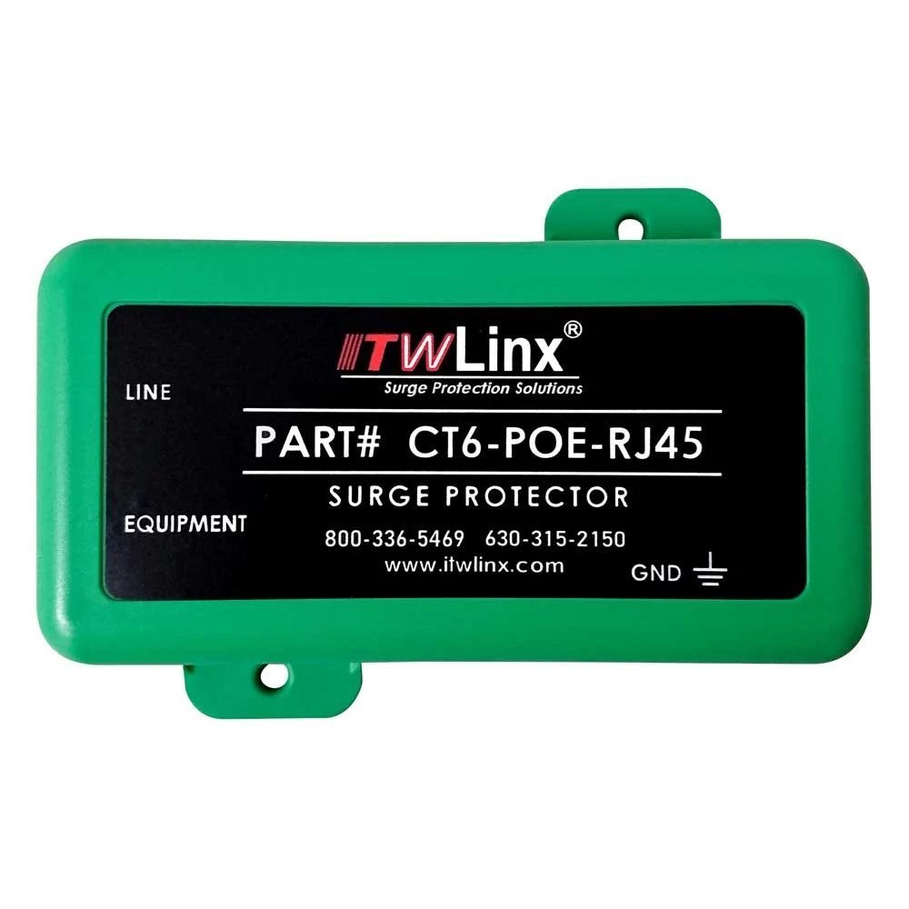 Itw Linx Surge Protector, 75V DC, 1.5A, Surface Mount, 4.0 L X 1.24 H X 2.0 In. W, RJ-45 Jack In And Out