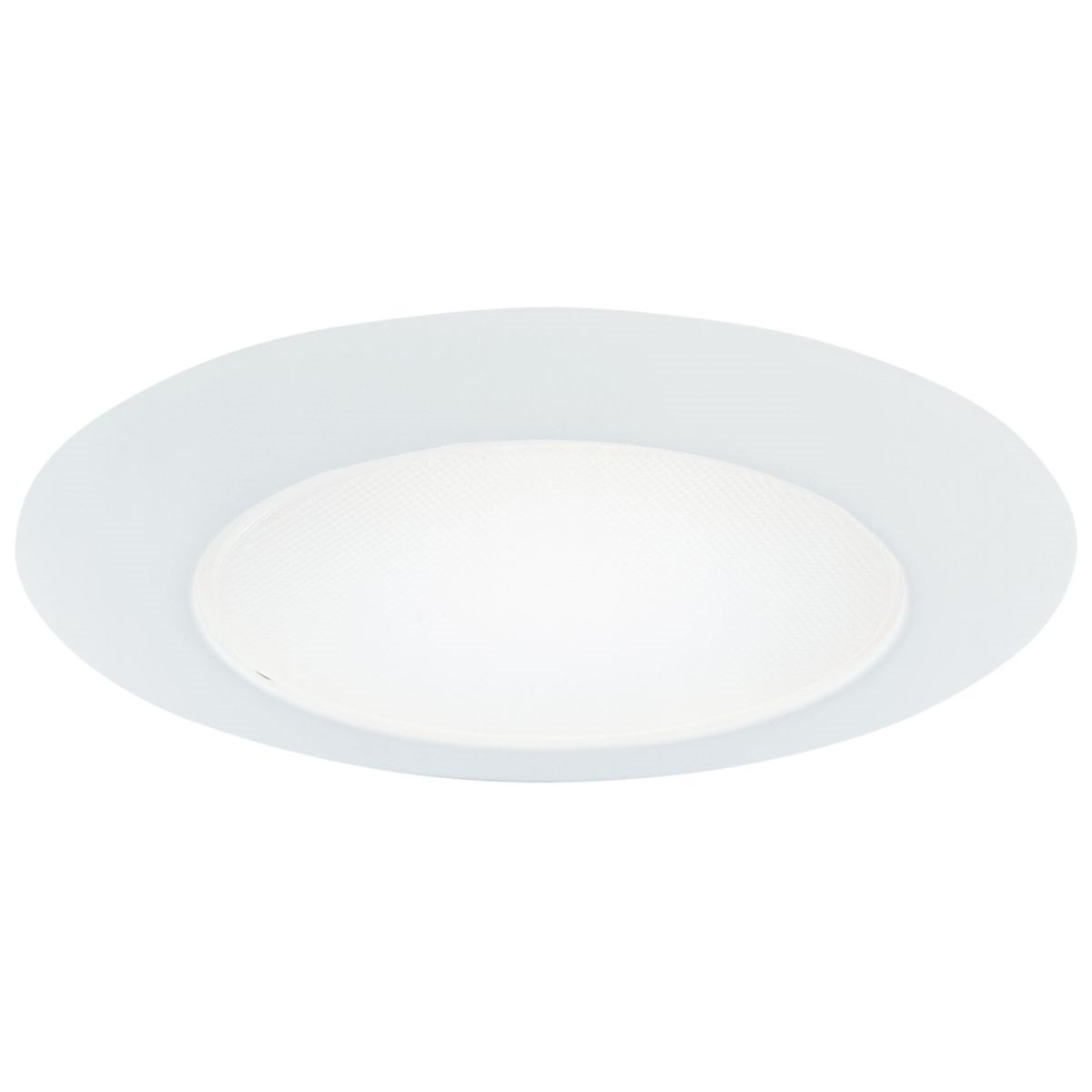 Cooper Frosted Albalite Lens, White Trim, Wet Location Listed