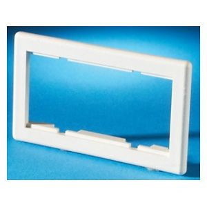 Ortronics TracJack174 Mini-Mod Furniture Bezel, Fog White