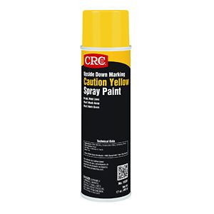 CRC Industries Upside Down Marking Spray Paint, Yellow