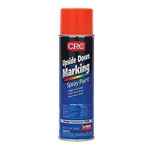 CRC Industries Upside Down Marking Paint, Fluorescent Orange, 20 Oz.