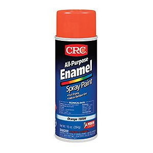 CRC Industries Enamel Spray Paints, Orange, 16 Oz