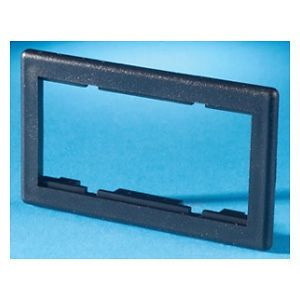 Ortronics TracJack174 Mini-Mod Furniture Bezel, Black