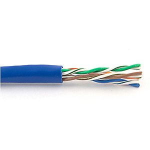 Mohawk M57546B - 5E Lan, Cat 5E, 4 Pair, 24 Awg, Utp, Plenum Cable, Blue, 1000 FT., Box