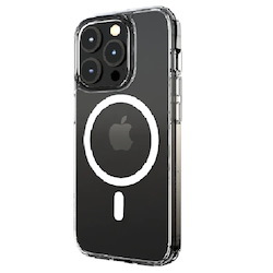 Cygnett AeroMag Apple iPhone 15 Pro Clear Magnetic Case - (Cy4580cpaeg), Raised Edges,TPU Frame,Hard-Shell Back Magsafe Compatible,4FT Drop Protection