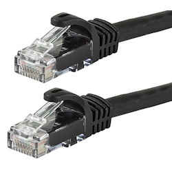 Astrotek Cat6 Cable 0.5M/50CM - Black Color Premium RJ45 Ethernet Network Lan Utp Patch Cord 26Awg-Cca PVC Jacket