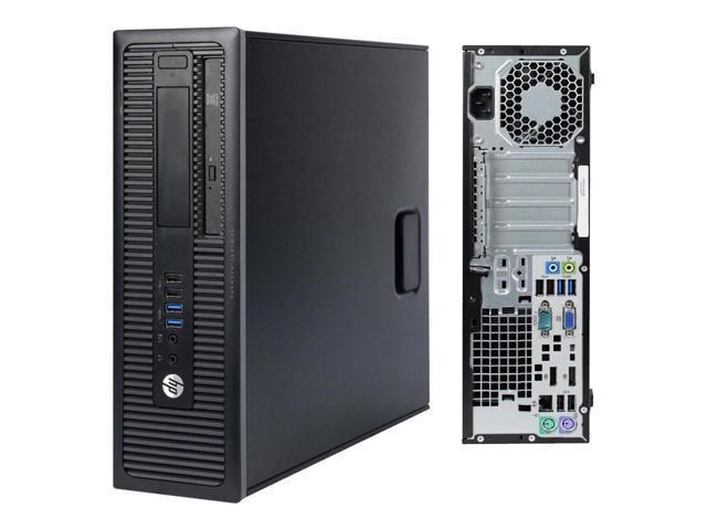 HP EliteDesk 800 G1 Small Form Factor Computer Refurbished - Intel Core i5 4th Gen i5-4570 2 GHz - 8 GB RAM DDR4 SDRAM - 128 GB SSD