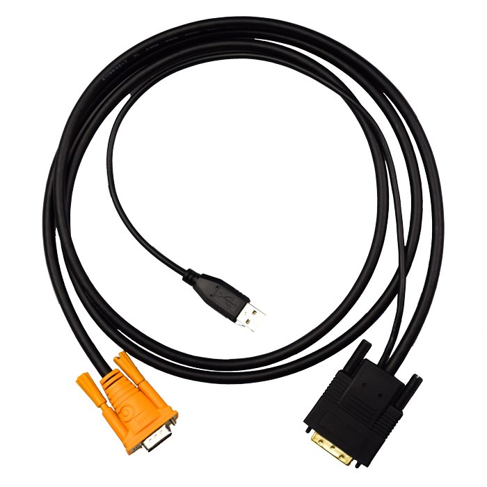 4Cabling 1.8M KVM Vga-Dvi Convert Digital Signal Cable For 4Cabling Vga KVM's