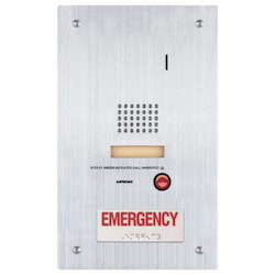 Aiphone *SpOrd* Aiphone Is Series Audio Sub Station, Emergency Button, Flush Mount