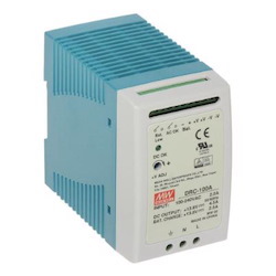 Meanwell 13.8VDC 4.5A (100W) Single Output Din Rail Power Supply With Battery Charger