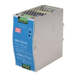 Meanwell 48vDC 5A (240W) Single Output Din Rail Power Supply