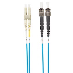 4Cabling 3M LC-ST Om4 Multimode Fibre Optic Cable: Blue