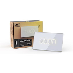 Lifx White 4-Button In-Wall Wi-Fi Controlled Smart Switch