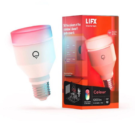 Lifx Colour 1200 Lumens A60 E27 Wi-Fi Controlled Led Bulb