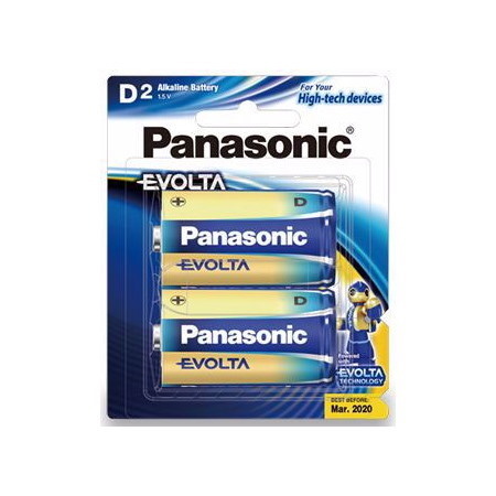 Panasonic Lr20eg/2B Evolta D 2 Pack