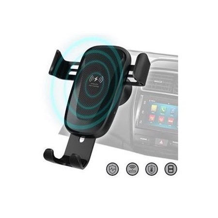 Sansai Iph-662B Car Charger Hands-Free Vent Mount With Wireless Charging