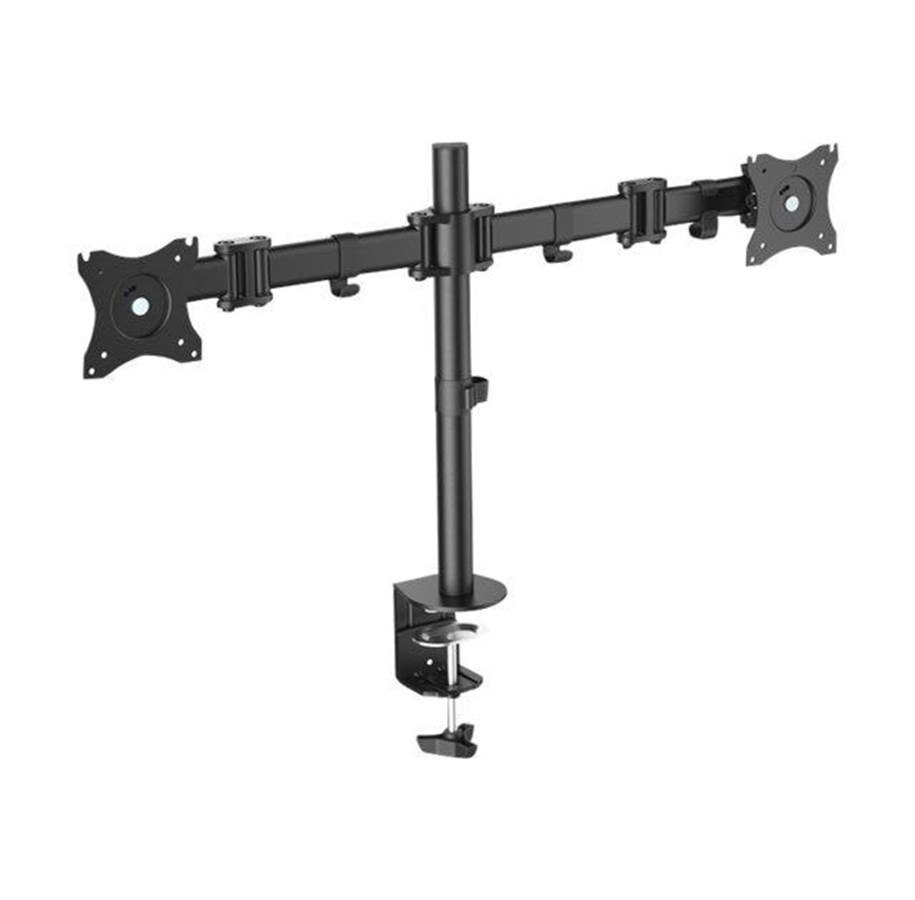 Digitus Da-90349 15-27" Dual Monitor Stand With Clamp Base Tilt: +/-30°Swivel: +/-90°Rotation: 360° Vesa Mounting75 X 75100 X 100