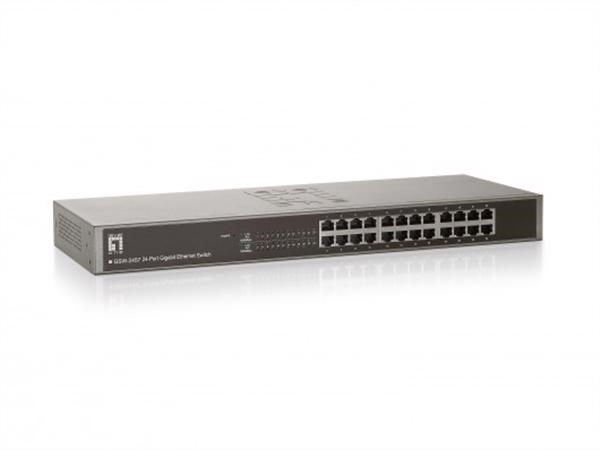 Level One 24-Port Gigabit Unmanaged Switch Rackmount