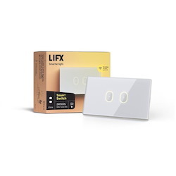 Lifx White 2-Button In-Wall Wi-Fi Controlled Smart Switch