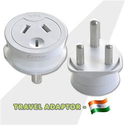 Sansai OutboundTravel Adapter - Nz/Au To India Plug