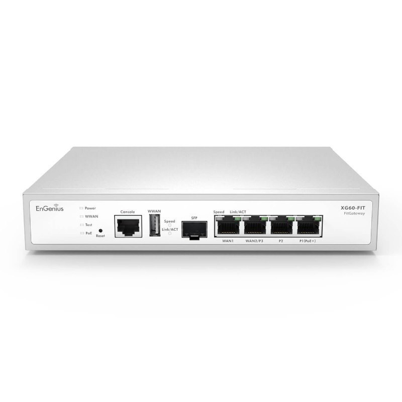 EnGenius FitXpress 4-Port Gig PoE+ Dual-Core 2.1GHz Gateway