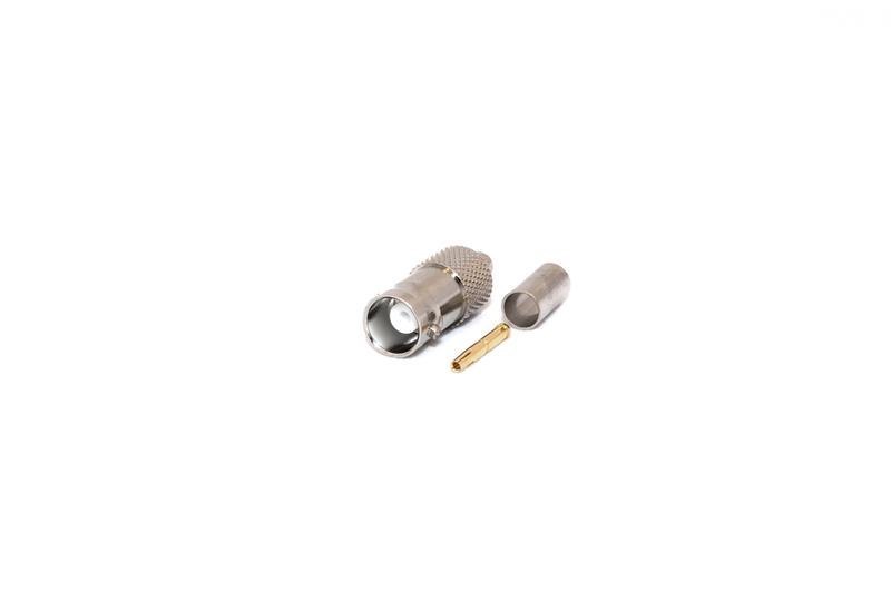 Go Wireless BNC Female Crimp 50 Ohm Connector For LMR195/RG58