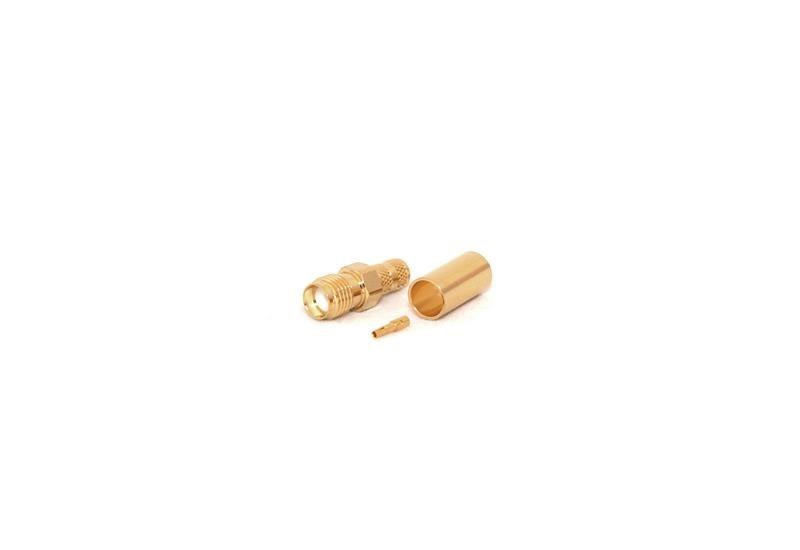 Go Wireless Sma Female Crimp Connector For LMR195/RG58